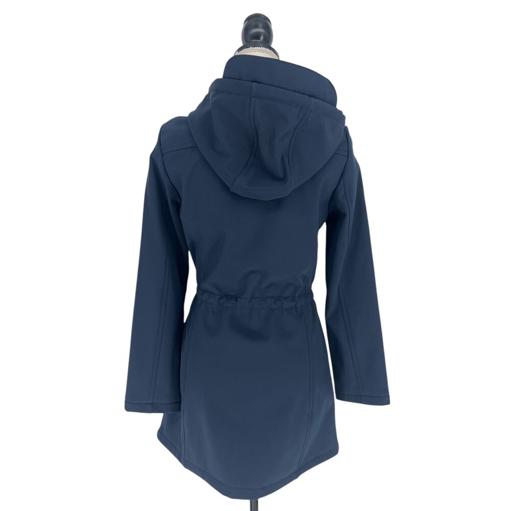 Tommy Hilfiger Hooded Cinch Waist Softshell Raincoat XXS - Picture 13 of 15